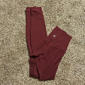 Lululemon Align Red Leggings